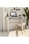 Desk White 90x50x74 cm Engineered Wood