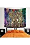 Elephant Printed Wall Tapestry Multicolour 80x 60inch