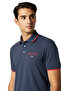 Basic Regular Fit Premium Cotton Logo Polo Shirt - 5