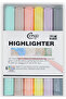 Square Type Highlighter Highlighter Morandi Colors Set of 6 Cgo705