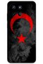 Realme 11 4g Compatible Turkish Flag Patterned Phone Case + Screen Protector - 5852