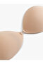 Off-The-Shoulder Strapless Back Stripless Silicone Covered Front Clasp Low-Cut Bra - 3
