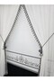 Double-Breasted Tulle Curtain 4 Balls Ornamental Rope Included Gray Tassel Tight Pleat 1/3 - 3