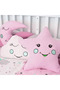 - Kids Bedding Pillow Set Pink – 3 Pieces - 2