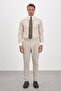 Comfort Fit Striped 100% Cotton Men's Shirt with Lapel Pin - 6