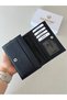 Mendy Model Useful Genuine Leather Medium Size Women's Wallet Navy Blue - 3
