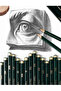 مجموعة رسم قلم رصاص درجات 2b-hb - 4