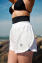 Trend Women's Laser Pattern 2in1 SEA POOL SPORTS SHORTS with Inner Leggings - 6