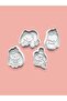 قالب كوكيز على شكل أرنب لطيف وقالب عجينة السكر مجموعة من 4 قطع 0064-set - 6