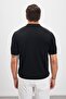 Polo Neck Patched Knitwear Men's T-Shirt - 6