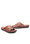 Pisagor Ps-33520 Orthopedic Men's Massage Sole Genuine Leather Slippers - 3