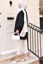 Gathered Detailed Balloon Sleeve Shirt Black Hm2763 - 7