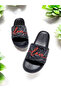 Women's Embossed Detailed Comfortable Sole Beach, Sea, Pool Slippers - 4