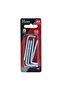 5-Piece Zinc-Plated Square Bend Screw Hook Silver 6cm