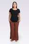 10976 Black Crew Neck Short Sleeve Tshirt - 2