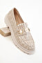 Beige Krako Women's Loafer Shoes 20687 - 5