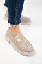 Beige Krako Women's Loafer Shoes 20687 - 6