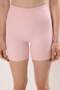 Pembe Fırçalı Soft Kumaş İç Bel Cep Detaylı Örme Spor Şort/Kısa Tayt THMSS24TY00020 - 3