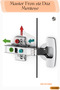 Cabinet Door Hinge Master Flat Stone Hinge Without Brake - 4