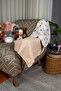 Heart Patterned Multi-Purpose Muslin Baby Blanket, Waffle Baby Blanket & Blanket - 4