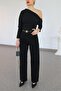Palazzo Black Jeans - 2