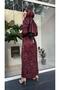 Claret Red Dress 36802 - 5