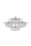 Mercury Ideal Induction Base 8 Piece Steel Cookware Set - 2