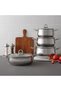 Mercury Ideal Induction Base 8 Piece Steel Cookware Set