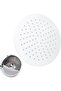 Round Rainfall Shower Head – 25 cm, Modern White Design, Multi-Spray Pattern for Enhanced Sho - 2