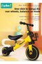 3-in-1 Kids Tricycle, Toddler Trike Bike - Perfect Ride-On Tricycles with Removable Parent Handle, Backrest, Safety Belt - 5