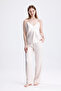 Women's Satin Strap Long Pajama Set Stylish and Comfortable Summer Night Wear - 7