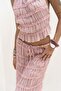 Sofi Transparent Pink Crop Skirt Suit - 7