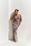 Chomhan Hanging Degaje Smoke Long Dress