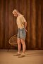 Beige Real Leather Suede Women's Sneakers - 5