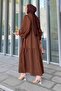 Elica Summer Dress Dark Brown - 5