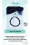 Certified Hematite and Smoky Quartz Natural Stone Bracelet