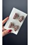Baby Powder Mix Glitter Shimmer Bow Clip Buckle