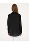 Black Comfort Fit Satin Long Sleeve Shirt 50313588 -Vr046 - 5