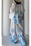 Palm Printed Linen Shirt Pants Set - 6
