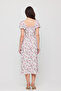 Floral Patterned Slit Dress - 5
