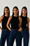3-Piece Halter Neck Tank Set