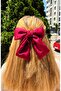 Burgundy Bow Buckle - Clip Bow Buckle - 2