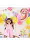 9 Years Old Rose Gold Color Foil Balloon 34 Inch 80 cm Birthday Celebration Party Balloon