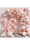 8 Years Old Rose Gold Color Foil Balloon 34 Inch 80 cm Birthday Celebration Party Balloon - 4