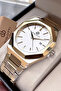 Special Boxed 5 Atm Water Resistant Men's Wristwatch Gold Color Steel Band Bme2023C1 - 3