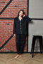 Ercan Shirt Long Sleeve Navy Blue Pajama Set - 2
