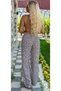 Muslin Leopard Pattern Pants - 5