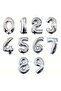5 Years Old Silver Silver Gray Color Foil Balloon 34 Inch 80 cm for Birthday Party - 3