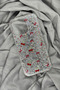 iPhone 16 Pro Compatible Red Bow and Cherry Glitter Transparent Glitter Premium Phone Case - 3