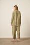 Women's Comfortable Modal Suit Khaki 31036 - 7